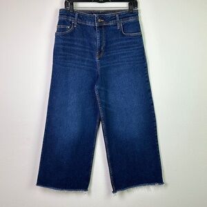 Boden Denim Women's Wide Leg High Rise Jeans Medium Blue Wash